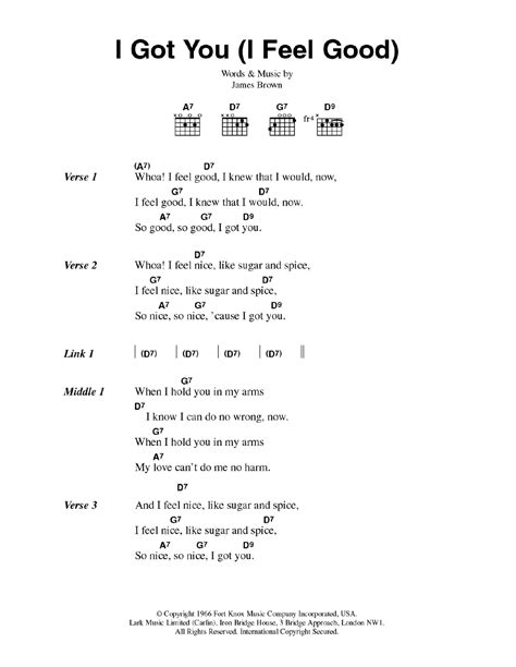 James Brown Chords & Tabs